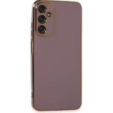 Bezos Galaxy A05S Kılıf Volet Silikon - Mor