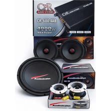 Brave Yönetmeliğe Uygun Araç Ses Tesisatı 2tk 16CM Mid + 30CM Bass + 1tk 10CM Tiz + Amfi + Kablo Seti