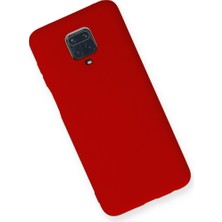 Bezos Redmi Note 9 Pro Kılıf Nano Içi Kadife Silikon - Kırmızı