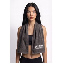 Xjim %100 Pamuk Spor Sporcu Havlusu Fitness Antrenman Gym Boks Için Ter Emici Havlu Yumuşak 30X100