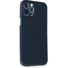 Bezos iPhone 12 Pro Kılıf Pp Ultra Ince Kapak - Mavi