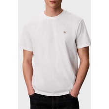 Calvin Klein Pamuklu Regular Fit Logolu Bisiklet Yaka T Shirt LV04RC272GYAF Erkek T Shirt LV04RC272G Yaf
