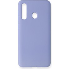 Bezos Galaxy M40 Kılıf Nano Içi Kadife Silikon - Lila