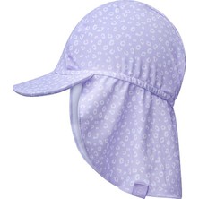 Swim Essentials Leopard Lila Uv Korumalı Ense Koruyuculu Bebek Şapkası