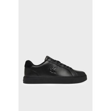 Calvin Klein Deri Logolu Sneaker Ayakkabı YM0YM0143500T Erkek Ayakkabı YM0YM01435 00T