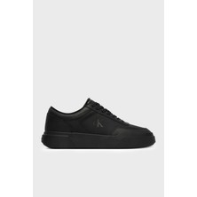 Calvin Klein Deri Logolu Sneaker Ayakkabı HM0HM023260GJ Erkek Ayakkabı HM0HM02326 0gj