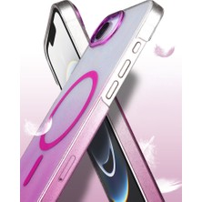 Bezos iPhone 16E Glossy Magsafe Kapak - Mavi