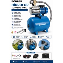 Böhrer BA011366 JET750SC Paslanmaz Gövde 1.0 Hp Hidrofor Su Basınç Makinesi - 5 Kat 5 Daire