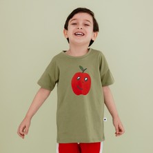 Little Yucca "comfy" Organik Pamuk Tshirt - Yeşil