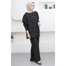 Suede Style 6294 - Şık Rahat Yumuşak Modal Kumaş Salaş Kadın Takım