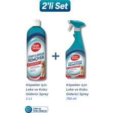 Simple Solution Köpekler Için Leke ve Koku Giderici 1 Lt + 750 ml 2’li Set
