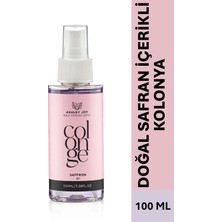 Ashley Joy Doğal Safran İçerikli Ferahlatıcı Kolonya 100 ml 80 Derece Şık Tasarım