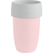 Oioi Akıtmaz Alıştırma Bardağı Leak Lock +6 Ay - Pinky Pink / Powder Grey