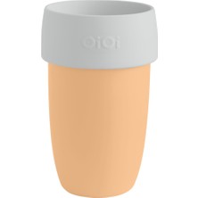 Oioi Akıtmaz Alıştırma Bardağı Leak Lock +6 Ay - Dreamy Orange / Powder Grey