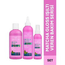 Ashley Joy Matcha Gloss Işıltı Veren 3'lü Saç Bakım Seti