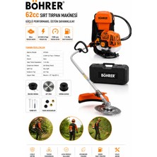 Böhrer BA011358 Prodesyonel Sırt Tipi Benzinli Çalı Diken Çim Biçme Tırpan Makinesi