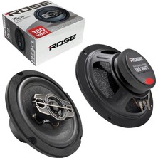 Rose 16 cm Oto Hoparlör Koaksiyel 180W Tweeterli 1 Adet RS-161