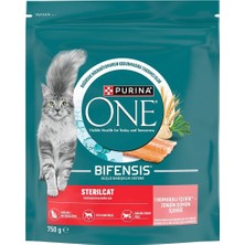 Purina One Steril Cat Salmon & Wheat Kısır Kedi Maması  750GR