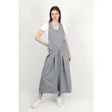 Des Concept Kadın Beli Büzgülü Dokulu Jile Elbise