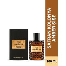 Ashley Joy Safran Kolonya Amber Cam Şişe 100 ml