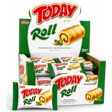 Elvan Today Swiss Roll Fındık Kremalı Kek 35 gr 24 Adet (1 Kutu)