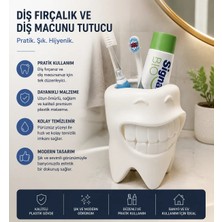 Memania Co Diş Fırçası ve Diş Macunu Tutucu – Banyo Düzenleyici Stand