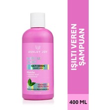 Ashley Joy Matcha Gloss Vegan | Glow Etkili | Glikolik Asit İçeren | Işıltı ve Parlaklık Veren | Şampuan 400 ml