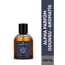 Ashley Joy Alpha Erkek Parfüm EDP 100 ML  | Odunsu & Aromatik | Alabrian Bergamot, Elemi, Sedir, Biber | Amber Renkli Cam Şişe