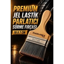 Magurex Premium Jel Lastik  Parlatıcı Sürme Fırçası