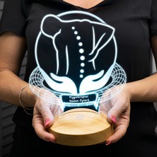 Sevgi Lambası Fizyoterapiste Hediye, Fizik Tedavi Uzmanı, Ergoterapi Hediyesi Kişiye Özel 3D LED Lamba
