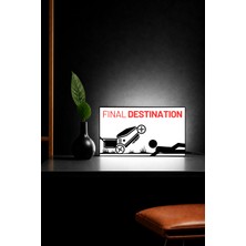 Gişe Arts Masa Lambası -  Final Destination (Son Durak) Adaptörlü Dekoratif & Hediyelik Lamba