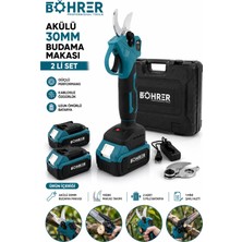 Böhrer BA011368 Çift Kademeli 36V 5AH Akülü Dal Budama Makası