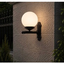 Lambax Rustik Konsollu Glop Fener Bahçe Aydınlatma Armatürü
