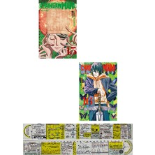 Gerekli Şeyler Yayıncılık Chainsaw Man 15-16. Ciltler Manga Seti (Manga Ayracı ve Özel Cetvel Hediyeli)