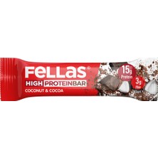 Montreal Fellas Yüksek Protein Bar - Hindistan Cevizi ve Kakao (45 G) ( 1 Adet )
