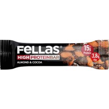 Montreal Fellas Yüksek Protein Bar - Badem ve Kakao (45 G) ( 1 Adet )