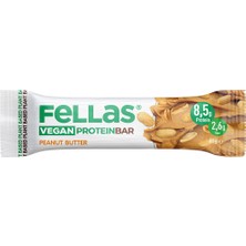 Montreal Fellas Vegan Protein Bar Yer Fıstığı Ezmeli 40 G ( 1 Adet )