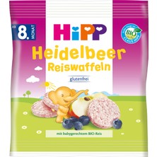 Montreal Hipp Organik Pirinçli Yaban Mersinli Bebek Gofreti 30 G ( 1 Adet )