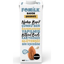 Montreal Fomilk Badem Şekersiz 1 L ( 1 Adet )