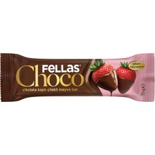 Montreal Fellas Çilekli Çikolata Kaplı Meyve Bar 35 G ( 1 Adet )