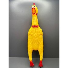 Empressco Sesli Horoz Şaka Oyuncağı, Eğlenceli Tavuk Sesi ile 30 cm