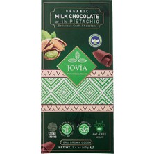 Montreal Jovia Organik Sütlü Antep Fıstıklı Çikolata 40 G ( 1 Adet )