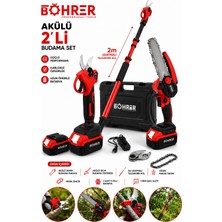 Böhrer BA011372 3lü Bahçe Seti +30MM Budama Makası +10-15CM Budama Testeresi + Teleskopik Kol
