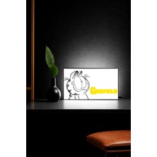 Gişe Arts Masa Lambası - Garfield  Adaptörlü Dekoratif & Hediyelik Lamba