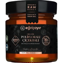 Montreal Eğriçayır Organik Polifloralı Çiçek Balı 300 G ( 1 Adet )
