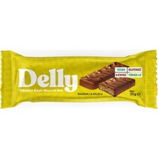 Montreal Delly Çikolata Kaplı Bademli & Muzlu Meyveli Bar 35G ( 1 Adet )