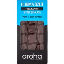 Montreal Aroha % 85 Kakao Hurma Özlü Bitter Çikolata 80 G ( 1 Adet )