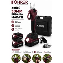 Böhrer BA011369 Akülü Dal Budama Bağ Makası 36V 5AH