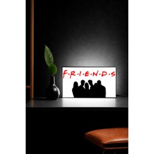 Gişe Arts Masa Lambası -  Friends (Sıkı Dostlar) Adaptörlü Dekoratif & Hediyelik Lamba