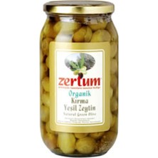 Montreal Zertum Organik Kırma Yeşil Zeytin 475 G 100 - 140 Adet/kg ( 1 Adet )